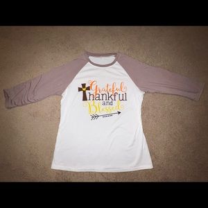 NWOT baseball tee - size large